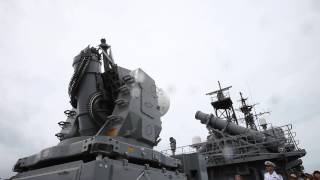 2014年・護衛艦「せんだい」CIWS作動展示