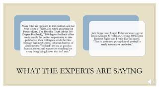 Occupational Development - 360 Feedback method