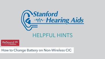 How to Change Battery on Non-Wireless CIC ReSound Hearing Aid
