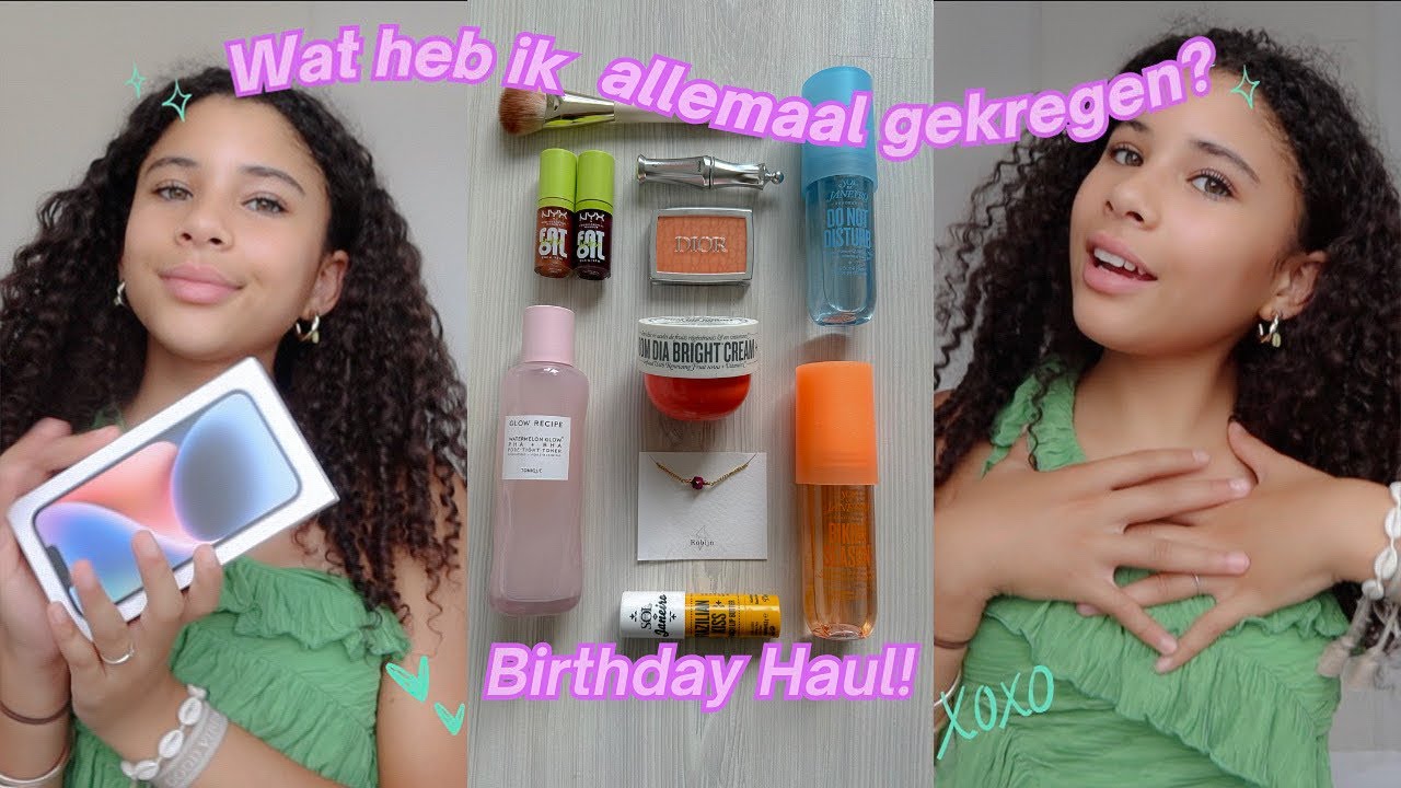 MENSJES IK BEN ER WEER! Birthday Haul!