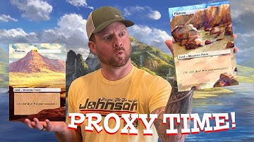 Proxy Time! Start to Finish Making a Full Art Proxy of Plateau x2!