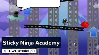 Sticky Ninja Academy Online - 12 Levels Walkthrough Final