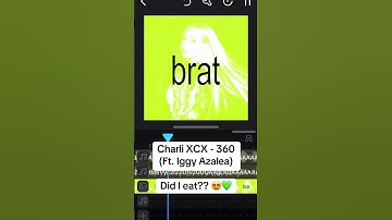 Thumbnail of Charli XCX - 360 (Ft. Iggy Azalea) #mashup #charlixcx #charlixcxtypebeat #360 #iggyazalea #brat