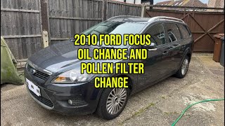 2010 Ford Focus Oil Change & Pollen Filter Swap