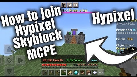 Real Hypixel server join in Minecraft pocket edition on Android phone By Imperial Gamerz