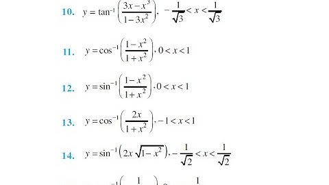 Exercise 5.3, pg:169, question:9 Class 12, NCERT  CHAPTER-5:CONTINUITY AND DIFFERENTIABILITY .