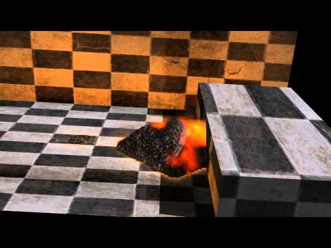 Lava blob Carrara obj sequence test