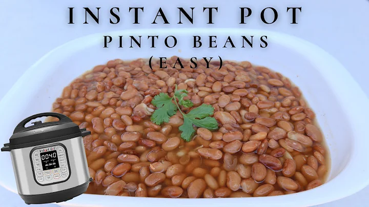 INSTANT POT PINTO BEANS - NO SOAKING REQUIRED 😱