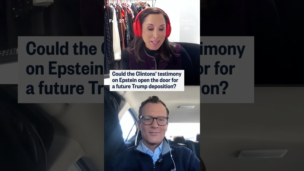 Could the Clintons’ testimony on Epstein open the door for a future Trump deposition?