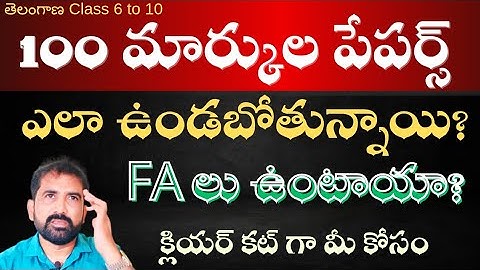 Telangana Class 6 to 10 New Model Papers 2025 - 2026 || English with Jagadeesh || Class 6 to 10