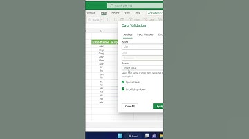 Searchable Dropdown List in Excel || Iconic Academy #shorts