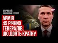 Після 40 генералів треба звільняти. Командувати до 65 це абсурд – Ігор Козій