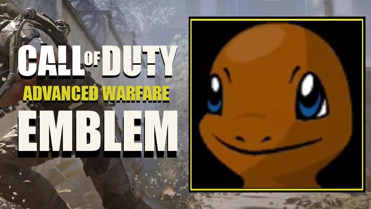 COD AW / Call of Duty Advanced Warfare : Charmander Pokemon Emblem Tutorial