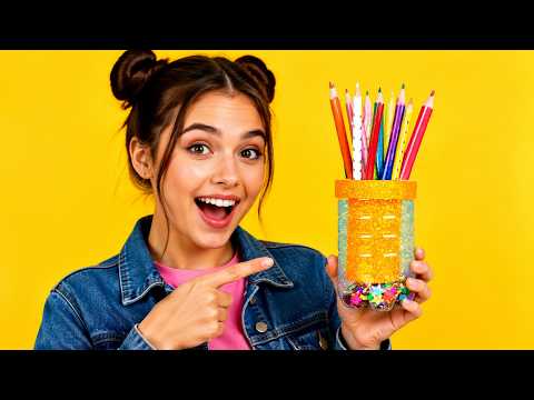 EASY DIY SCHOOL SUPPLIES IDEAS📚✂️ Awesome School Tips and Hacks Ideas by 123GO!