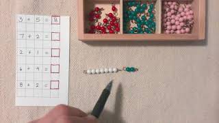 Montessori: Addition Tables with Bead Bars