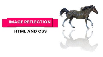 Simple Image reflection effect using html and css only