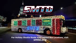 SMTD Lighted Bus and Holiday Shuttle 2021!