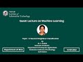 Guest Lecture on Machine Learning