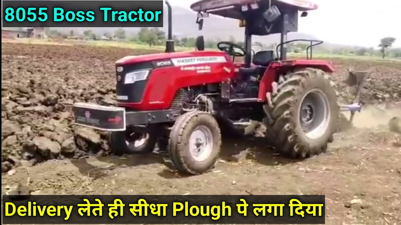 अब पता चलेगा Massey 8055 की असली ताकत का 💪 // 8055 Massey Ferguson Ploughing!
