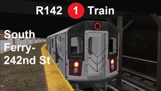 Openbve Exclusive R142 1 Train Full Run From South Ferry To 242Nd Street