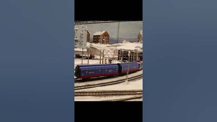 Scandinavian trains at Miniatur Wunderland Hamburg
