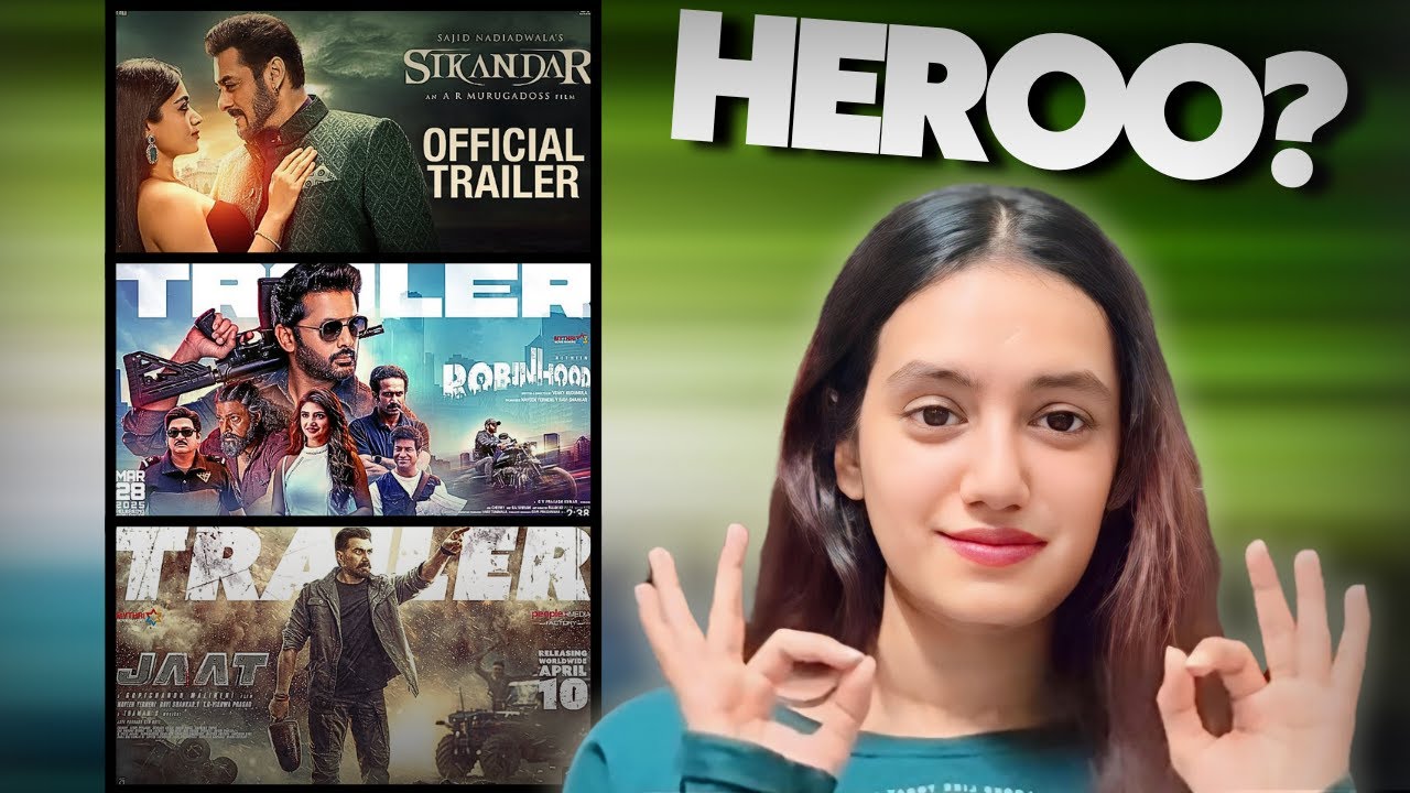 РЕАКЦИЯ НА ТРЕЙЛЕР SIKANDAR, Robinhood и JAAT | Салман Кхан | Рашмика | Нитиин | Санни Деол