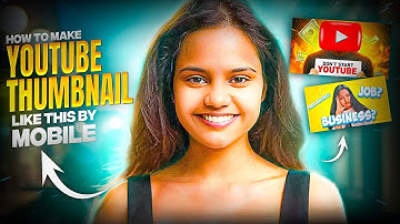 How To Make Thumbnails Like Tube Sensei by Mobile - Beginners II Youtube thumbnail @AnjuGraphix