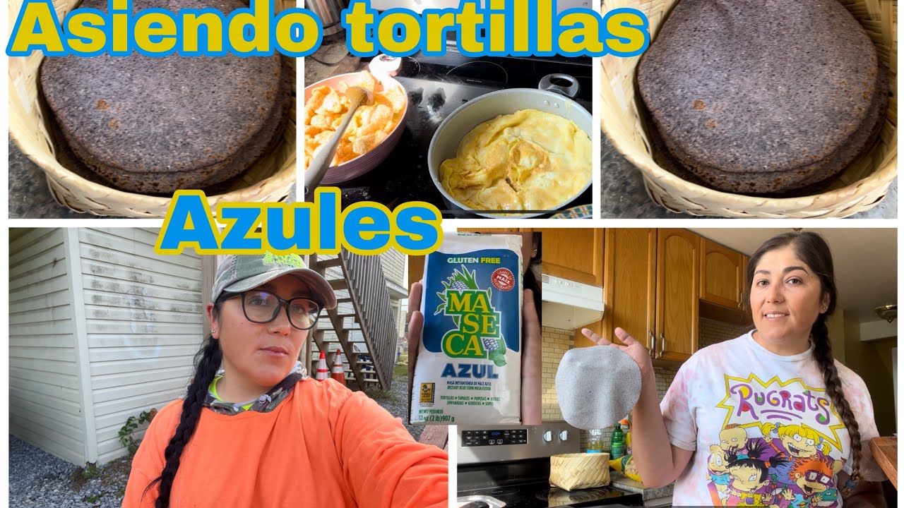 Hoy ise tortillas azules 😳 están riquísimas YouTube