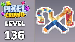 Pixel Crowd Level 136 Walkthrough Solution Gameplay 