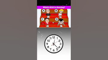 Which child is cheating? #challenge #quiz #quiztime #challenge #riddles #puzzles