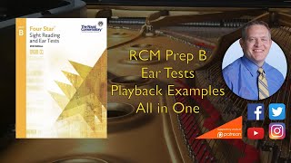 RCM Prep B Playback Examples All in 1 Video,  Dictation Examples