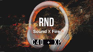 Exploring Fire and Sound: Rnd | Sound X Fire #creativeprocess #cinema4d #motiongraphics