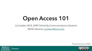 Open Access from the Author’s Perspective