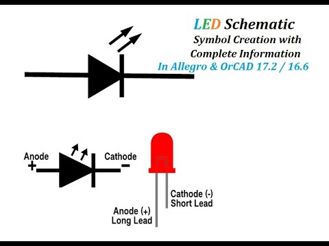 1.LED Schematic Symbol Creation with Full Information | Project Creation &  Library Creation Included - YouTube