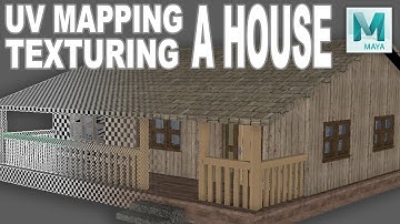 UV Mapping and Texturing a Wooden House.