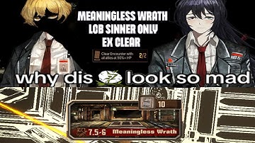[Limbus Company] 7.5-6 LCB Sinner EX Clear Meaningless Wrath