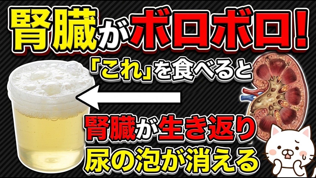【要注意】尿が泡立つ人は危険…3日チェックで腎臓リスク判定｜70代からの対策