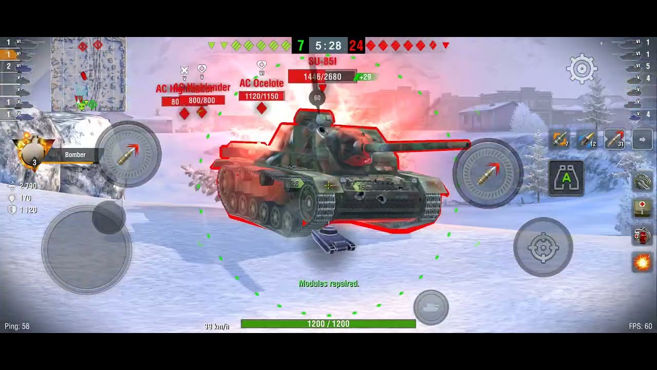 Almost Stock ARL 44 Struggle in Big Boss Mode (LOST) - 5.1 K Damage - WoT Blitz Tier 6 Tank Gameplay