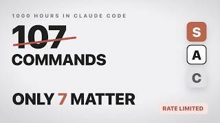 Claude Code: 1000 Hours In, Only 7 Things Actually Matter