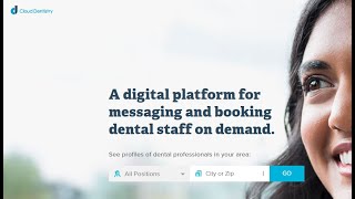 Clouddentistry com-A platform for temping