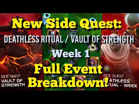 MCOC - NEW Side Quest: Deathless Ritual / Vault of Strength - Week 1 ...