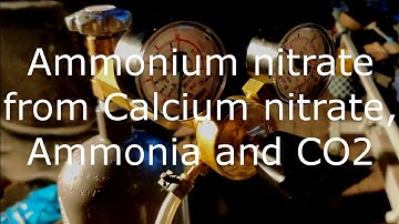 Making Ammonium Nitrate with CO2