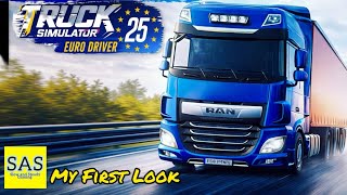 *207* Truck Simulator Euro Driver 25. First Look. PS5. Review. screenshot 3