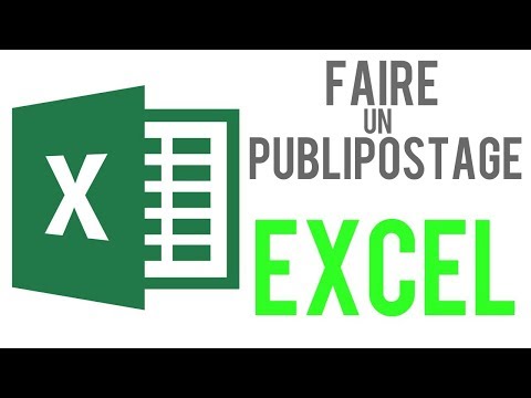 EXCEL - FAIRE UN PUBLIPOSTAGE (Avec Word et un tableau Excel)