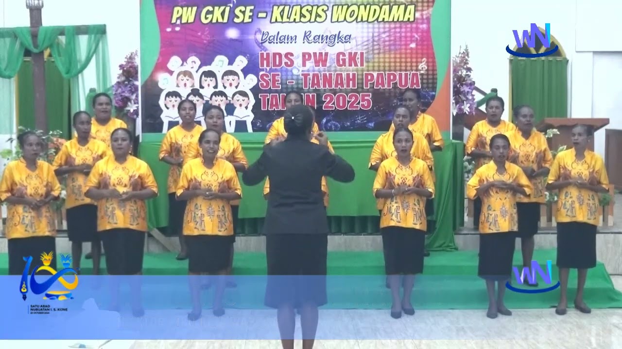 wNews : Ps. PWGKI GUNUNG SINAI ISEI, LOMBA PAPUA SUARA HDS PWGKI SE TANAH PAPUA KLASIS WONDAMA