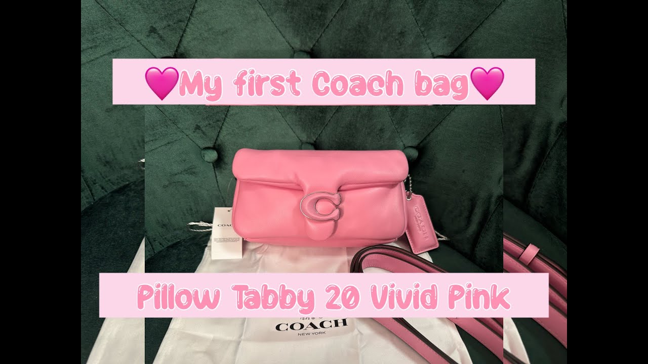 【7万】‼️Coach pillow tubby 20 ベビーピンク♡ 7万】‼️Coach pillow tubby 20 ベビーピンク♡ 7万】‼️Coach pillow