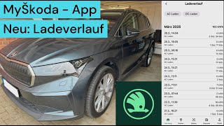 MyŠkoda App - NOW with charging history and tracking for your vehicle - Elroq, Enyaq and EVCC screenshot 3