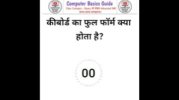 कीबोर्ड का फुल फॉर्म Computer GK questions and answers #gkquiz #computer