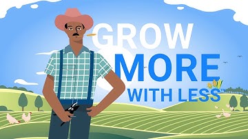 How can farmers grow more with less?