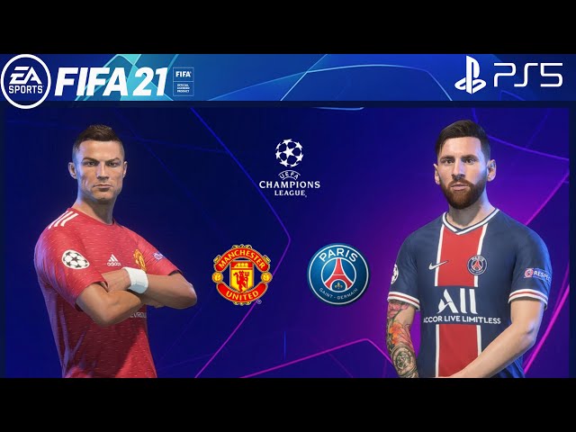 FIFA 21 PS5, Manchester United Vs PSG, Ft. Messi, Ronaldo